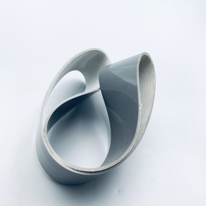 Gri <span class=keywords><strong>PVC</strong></span> Düz Konveyör Bandı Endüstriyel Sınıf 3 Yıl Garantili 5.0mm Kalınlıkta Özelleştirilebilir Çoklu Özelliklerle Üretim İçin Uygun - Product Image 3