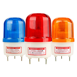Lte-5101 Led Strobe Warning Light 12v 24v 220v Red Flashing Indicator For <b>Engineering</b> Machinery - Product Image 2