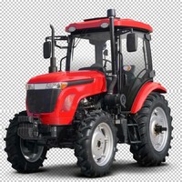 Tracteur compact 80 CV 4x4 avec boîte de vitesses 12+12 et embrayage double action indépendant pour travaux agricoles