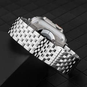 Maenwvo Pour apple Watch band Ultra 49 <span class=keywords><strong>MM</strong></span> Pour <span class=keywords><strong>iWatch</strong></span> 6 5 4 3 <span class=keywords><strong>SE</strong></span> 44 42 <span class=keywords><strong>40</strong></span> <span class=keywords><strong>MM</strong></span> Bandes En Acier Inoxydable Smart Watch Bracelet - Product Image 6