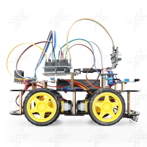 R3 Ultrasons Infrarouge Évitement d'Obstacle Smart Car Package Tracking compatible avec le kit de programmation de voiture Ard-uino - Product Image 3