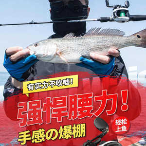 Caña de Pescar Guangwei Lure Rod M ML 3.5m de Acción Media Rápida con Carrete para Pesca de Lubina - Product Image 4