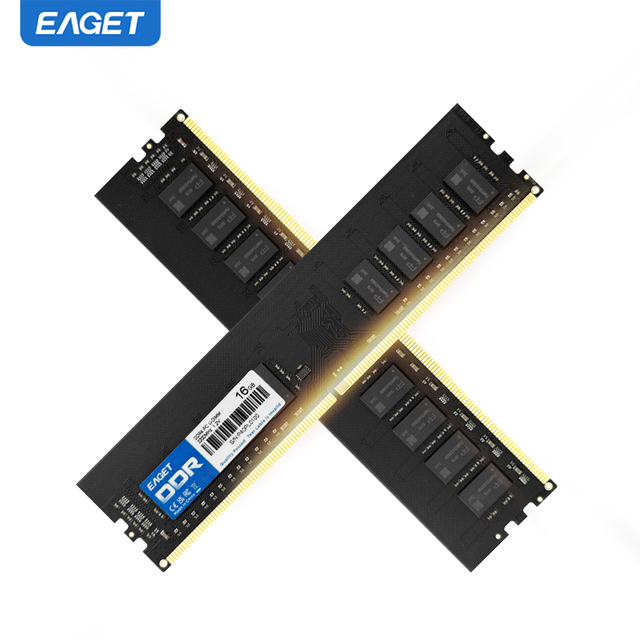 EAGET P40-2 OEM Wholesale DDR4 High Speed Gaming Memory Ram for Desktop Computer 1.2V Low Voltage Ddr4 8GB DDR4 3200mhz Ram