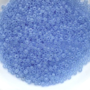 Perles de rocaille en verre brillantes de 2 mm de qualité supérieure pour la coulée de résine, perles intercalaires rondes multicolores vibrantes, lot en gros - Product Image 2