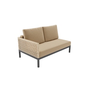 Canapé modulaire moderne en rotin PE de luxe, cour, jardin, multifonctionnel, salon, meubles d'extérieur, canapé - Product Image 6