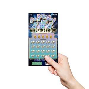 Fast Delivery Scratch Win Lottery Custom Prize Amount Support Samples Lottery Supplier for Instant Win Games - Product Image 5