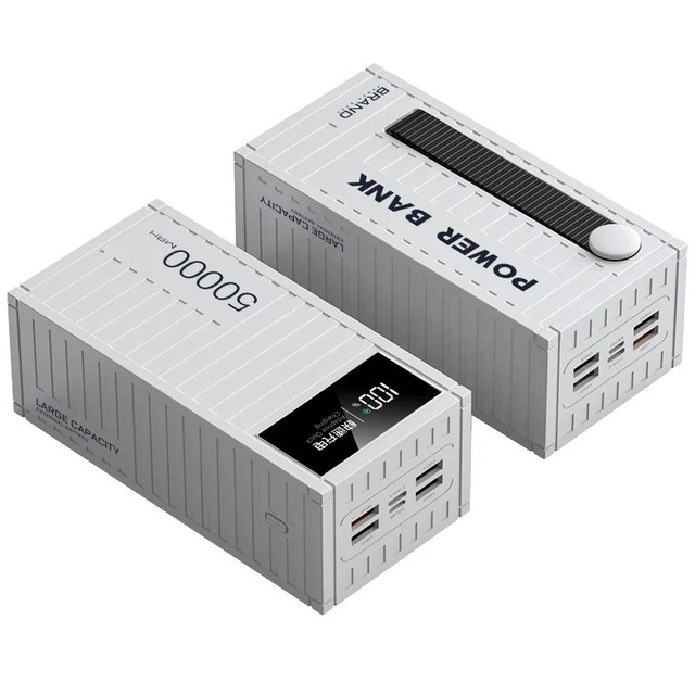 2026Newest Fast Charger High Capacity 50000mAh OEM Portable Power Bank with LED Display and Micro USB Input