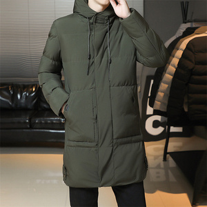 Abrigo Largo de Invierno <span class=keywords><strong>para</strong></span> <span class=keywords><strong>Hombre</strong></span> con Capucha Chaqueta Acolchada Cálida Resistente al Agua Parka <span class=keywords><strong>para</strong></span> Clima Frío Chaqueta Inflada <span class=keywords><strong>para</strong></span> <span class=keywords><strong>Hombre</strong></span> - Product Image 2