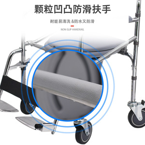 Toilet Chair C696 1 Folding <b>Portable</b> <b>Commode</b> Seat For Elderly With Removable Potty Bucket - Product Image 2