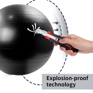 Zhensheng logotipo personalizado grande 55cm 65cm 75cm PVC Yoga <span class=keywords><strong>Ball</strong></span> Fitness terapia física ejercicio pelota masaje accesorios para Yoga - Product Image 3