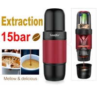 Cafetera Sonifer SF-3549 Multifuncional Recargable Inalámbrica Portátil para Hogar y Auto, Cafetera Express, Cafetera de Cápsulas