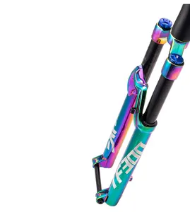 Garfo de alumínio para bicicleta MTB frente Air garfo 27.5 29er mountain bike Suspensão amortecedor amortecimento freio a disco cônico