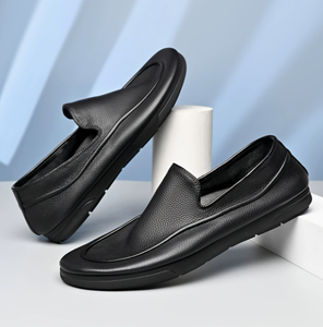 Zapatos de Vestir para Hombre UP-6726r, Estilo Formal, de Cuero PU, Suela Suave, Sin Cordones, para Conducir en Verano - Product Image 1