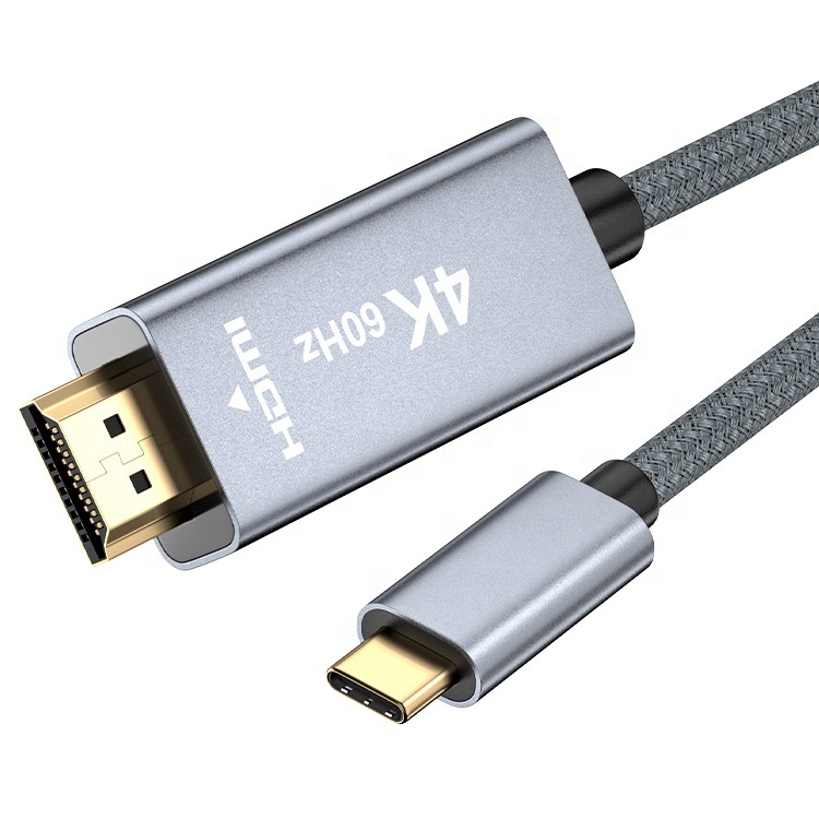 Кабель ult-unite Премиум-Качества, 6,6 футов, 2 м, кабель USB C-HDMI, 4k, 60 Гц, кабель Type-C-HDMI