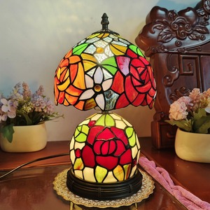 <span class=keywords><strong>Lampadario</strong></span> Jiyuanlux 16 Pollici in Vetro Colorato Stile Tiffany Design Libellula <span class=keywords><strong>Blu</strong></span> Bronzo Scuro 3 Luci <span class=keywords><strong>Lampadario</strong></span> Invertito - Product Image 3