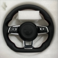 Volant sport en cuir personnalisé pour Volkswagen Golf 7 MK7 Mk7.5 GTI Scirocco Polo GTS R Line JETTA