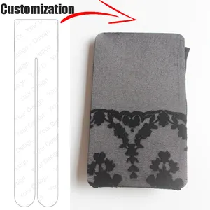 Pantimedias negras transparentes de estilo de corte a la moda, medias de Jacquard tejidas de LICRA de tamaño libre <span class=keywords><strong>para</strong></span> mujer personalizadas - Product Image 1