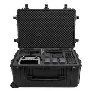 Boîte à <span class=keywords><strong>outils</strong></span> en plastique rigide imperméable et <span class=keywords><strong>valise</strong></span> rigide avec <span class=keywords><strong>roulettes</strong></span>, <span class=keywords><strong>valise</strong></span> rigide - Product Image 2
