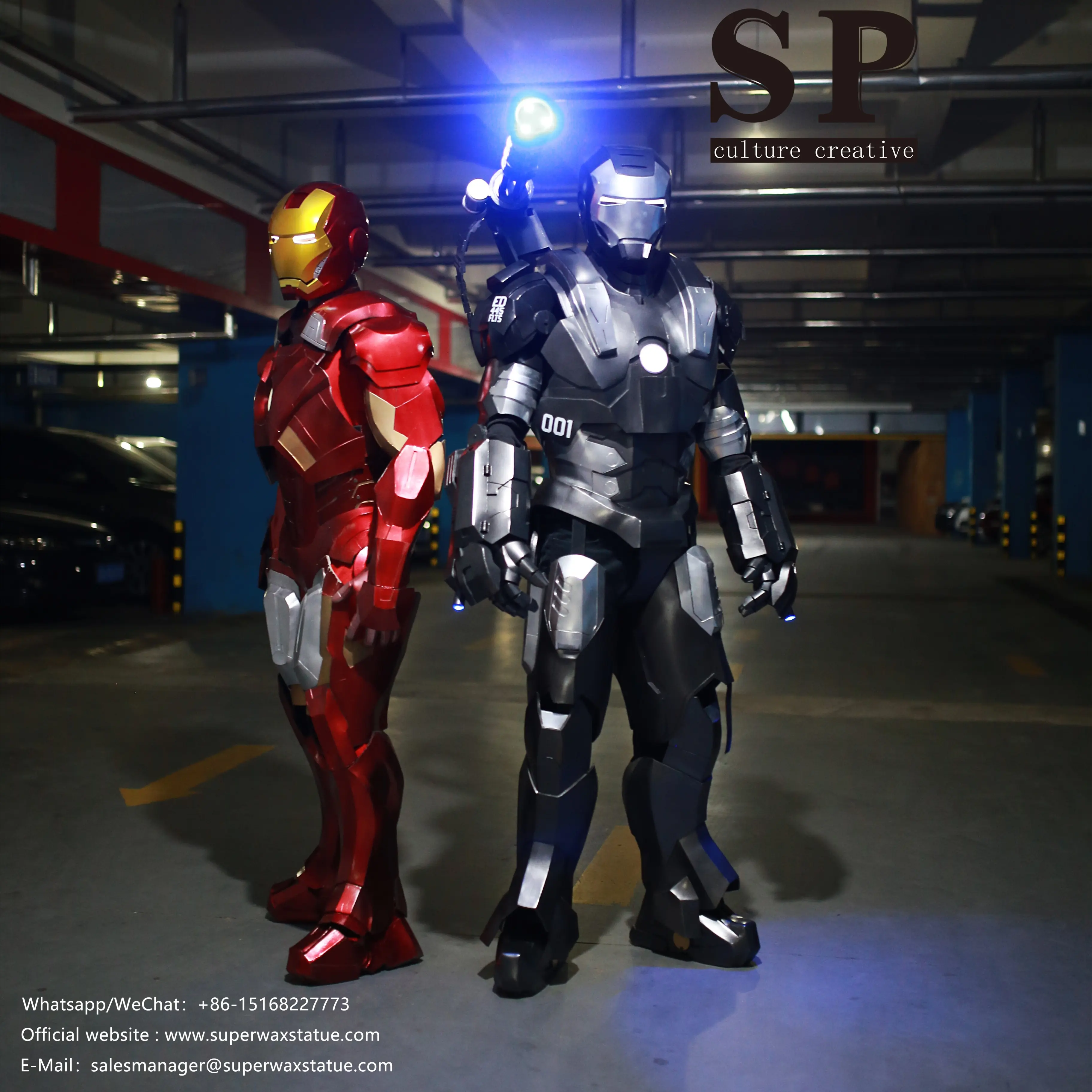 2021 Neues Design tragbarer realistischer Ironman Cosplay Ganzkörper panzer, Rüstungs kostüm, Roboter anzug für Party unterhaltung