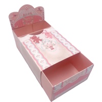 Boîte de présentation de jouets personnalisée en gros avec fenêtre transparente en PVC, emballage en carton pliable pour poupées et jouets en peluche