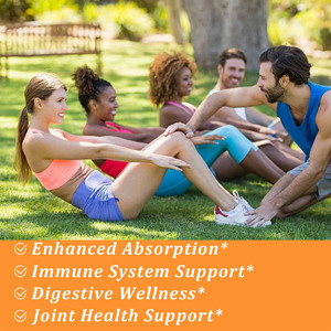 Bestselling Product Turmeric Ginger Tablets with Black Pepper Fruit and Turmeric Powder Supports Cardiovascular Health Turmeric - Product Image 3