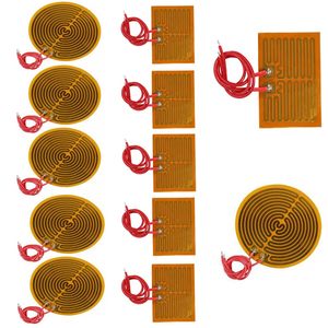 Élément chauffant flexible en film de polyimide (PI) gravé pour appareils médicaux et de beauté, 5V, 12V, 24V, 48V - Product Image 1