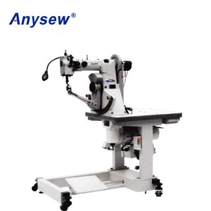 Máquina de Coser Industrial AS-S168 de Cama Plana, Puntada Recta, Motor Manual, Una Sola Aguja, para Coser Calzado - Product Image 1
