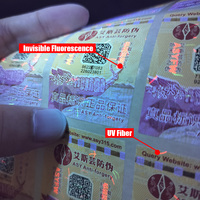 Impression de logo personnalisé, fil holographique laser de sécurité, identification par code QR, étiquette de sécurité, autocollants anti-contrefaçon