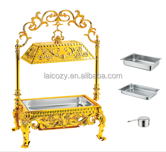 Gold chafing dish