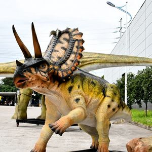 Zigong Dino Fabrik Maßgefertigte Lebensgroße Roboter-Dinosaurier-Statue für Museen - Product Image 1