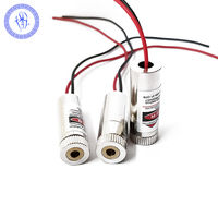 Module de Diode Laser rouge à points, lot de 2 pièces 650nm 5mW avec pilote