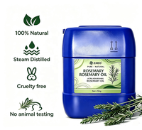 Huile Essentielle de Romarin Multi-Usages 100% Pure Distillée à la Vapeur pour la Croissance Capillaire, Soin du Cuir Chevelu, Soutien de la Mémoire, Aromathérapie, Diffuseur, Vrac
