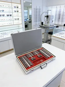 Ensemble de lentilles d'essai certifié CE TLS-232M pour l'examen ophtalmologique, 232 pièces, étui d'essai avec anneaux métalliques - Product Image 5
