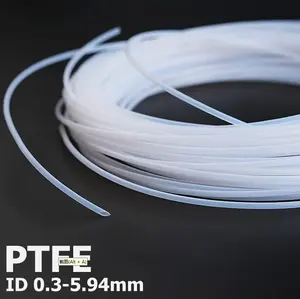 Ultrathin te flon tube PTFE Tubing tahan api pipa Fluoroplastic pembuatan industri otomotif fitting F4 tabung