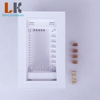 Boîtier de commutateur de gradateur de conception moderne 120x70mm boîtier de projet en plastique boîtier d'injection électrique boîtier abs