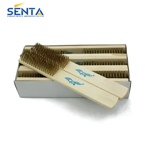 Wire Brush High Quality Brass Wire Cleaning With Wooden Handle In Brush