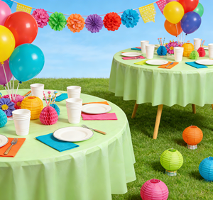 Thickened Waterproof PE Plain Round <b>Table</b> <b>Cover</b> 84 Inch Party Banquet Hotel Dining Home Event Tablecloth - Product Image 4