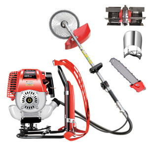 Débroussailleuse à dos thermique 4 temps puissante 37,7 cm³ avec désherbeur intégré - Product Image 3