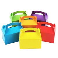 Personnalisation de la taille de gros transportant un pignon coloré cadeau mural bébé douche fête biscuit emballage grande boîte à bonbons