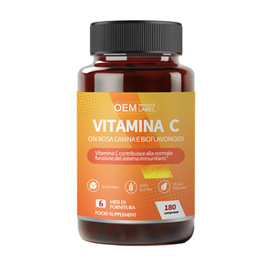 Vitamina C 1000mg Vegana con <span class=keywords><strong>Rosa</strong></span> Canina, 180 Compresse per 6 Mesi (1 al Giorno) - Product Image 1