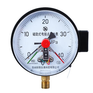 Manómetro de Contacto Magnético Suzhou Xuansheng YXC150 40Mpa, Conexión Roscada, Acero Inoxidable, 150mm, Controlador Hidráulico - Product Image 1