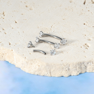 <span class=keywords><strong>Piercing</strong></span> de Ceja de <span class=keywords><strong>Titanio</strong></span> ASTM F136, Barra Curva con Rosca Interna de 16G, Joyería para <span class=keywords><strong>Piercing</strong></span>, Pendientes de Cartílago de 6-10mm, Unisex, Tipo <span class=keywords><strong>Banana</strong></span> - Product Image 4