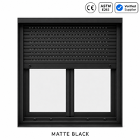 Volet roulant électrique en alliage d'aluminium pour fenêtre, grille extérieure pare-soleil pour villa