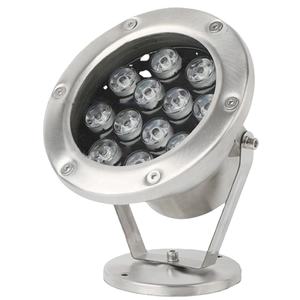 Projecteurs LED étanches Water Crown 18W/24W à changement de couleur pour fontaines, bassins et piscines, en acier inoxydable - Product Image 2