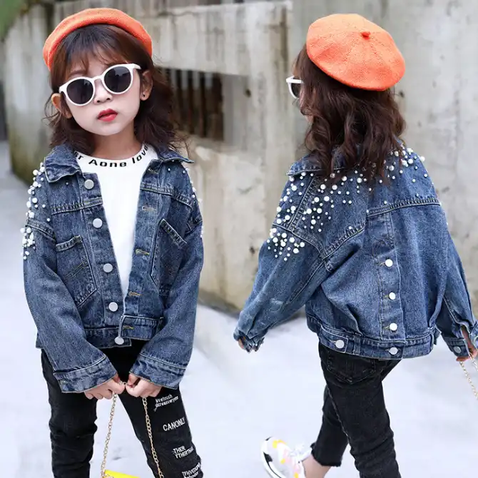 Buy ZALIO Kids Full Sleeves Frill Detailed Solid Washed Denim Jacket Blue  for Girls (2-3Years) Online in India, Shop at FirstCry.com - 14949279