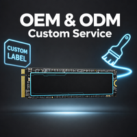 خدمة OEM/ODM لمحركات أقراص الحالة الصلبة الداخلية M.2 NVMe SSD 2280 PCIe 3.0 بسعة 1 تيرابايت و2 تيرابايت مع شعار مخصص لمصنعي أجهزة الكمبيوتر