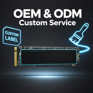 Service OEM/ODM – Disque SSD interne M.2 NVMe 2280 PCIe 3.0 1 To 2 To avec logo personnalisé pour les assemblages de PC - Product Image 1