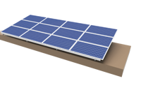 Support de montage au sol solaire et système de support en matériau AL6005-T5/Q235B, garantie de plus de 10 ans pour usage domestique et industriel
