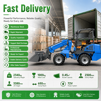 Chargeuse électrique FULCORE avec service après-vente complet, capacité de charge nominale de 1000 kg, zéro émission, pour travaux agricoles