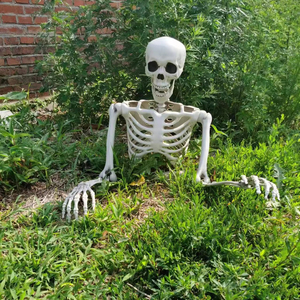 Decoration Outdoor Life Size <strong>Half</strong> Body Groundbeaker <strong>Skeleton</strong> Large Halloween Human Pose <strong>Skeletons</strong> - Product Image 3